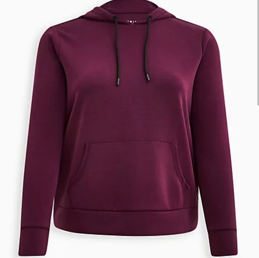 New 1x Torrid Plum Active hoodie
